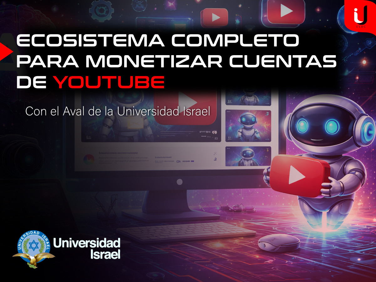 ECOSISTEMA COMPLETO PARA MONETIZAR CUENTAS DE YOUTUBE